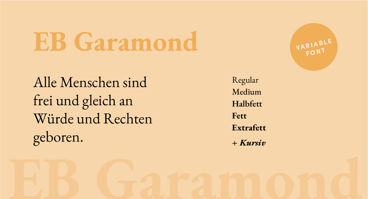 Google Fonts Beispiel EB Garamond